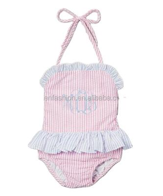 China Baby Washable Stripe Bikini Swimwear Fashion Children Swimsuit for sale