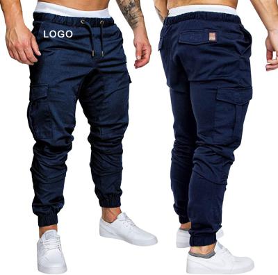 China Breathable Men's Plus Size Pants Slim Fit Cargo Casual Joggers Pants Trousers Cotton Sweatpants 2021 for sale