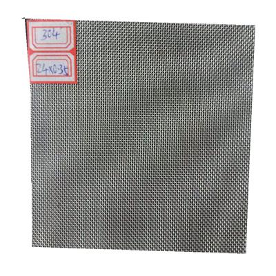 China Plain Weave 24 Mesh Seives Stainless Steel Wire Mesh For Strainer for sale