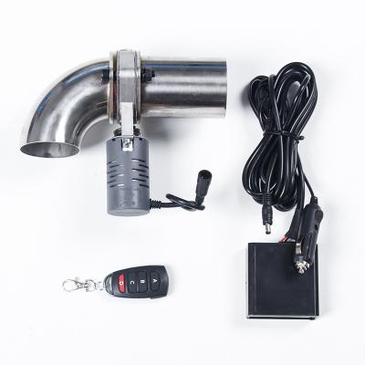 China Car Modification Stainless Electric Exhaust Valve with Voice DC Motor and Remote Controller/Switch Cool Trigger for Modified and Sports Car for sale