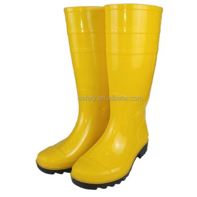 China LOW PRICE PVC PVC CUSTOMIZED WORK SAFETY MEN'S RUBBER MIDDLE WATERPROOF RAIN BOOTS for sale