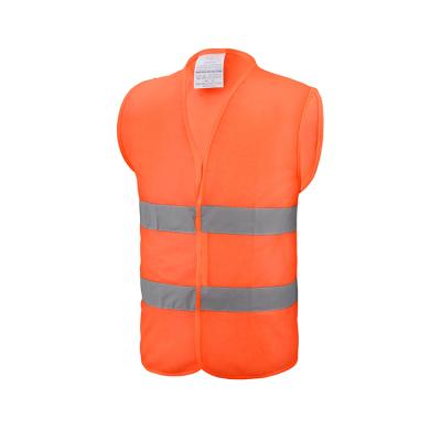 China Breathable High Visibility Reflective Reflective Work Vest Safety Construction Fabric Stripe Jacket Vest Clothing for sale