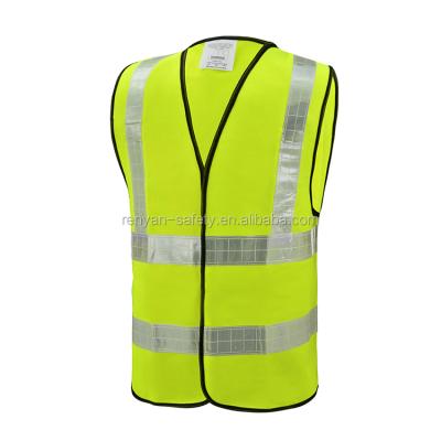 China Reflective Safety Vest Safety Vest Fluorescein Safety Vest With 4 Reflective Strip for sale