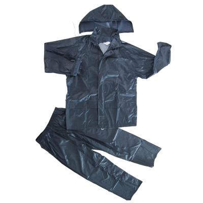 China Nylon / Polyester PVC PVC Rain Suit With 1cm Reflective Tape 5cm for sale