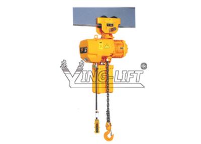 China Manual Trolley Electric Lifting Crane Yellow 0.5T - 5T 24V / 36V for sale