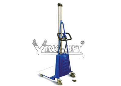 China Blue Mini Heavy Duty Electric Fork Lift Stacker High Efficiency for sale