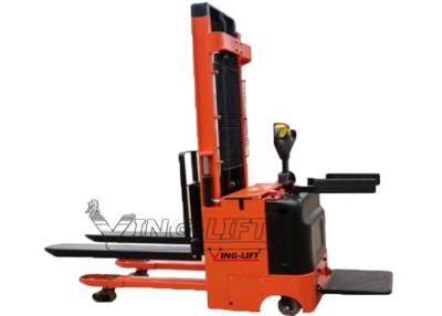 China Electric Stacker Lift With Chassis Lifting , 1.2 - 1.5 Ton Pallet Stacker Truck for sale