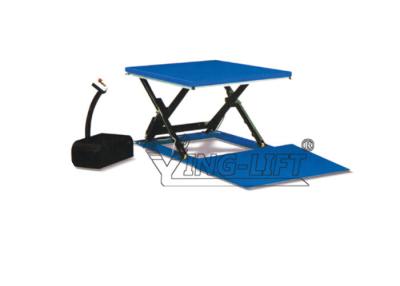 China Electric Hydraulic Zero Level Lifting Table , 500kg to 1500kg Capacity for sale