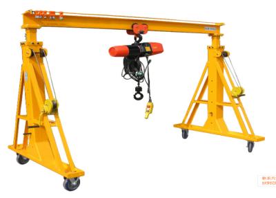 China Portable Industrial Lifting Equipment Steel Gantry Cranes Height Adjustable 200mm for sale