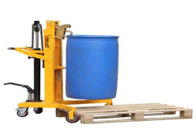 China V - Shaped Hydraulic Drum Dumper 600mm Height , Manual Hand Drum Carrier for sale