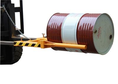 China 300kg Latching System Fork Mounted Drum Grab Horizontal Drum Positioner for sale