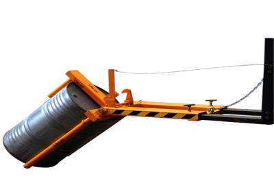 China Mechanical  Forklift Drum Grabber For Transport Steel  & Plastic  Drums for sale