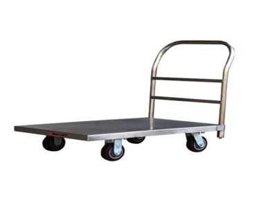 China Durable SS Foldable Platform Hand Truck Trolley For Hotel , Airport , Railway Station for sale