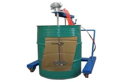 China Lifting Height 970mm Industrial Drum Stirrer Mixer with Two Rigid / Swivel Castors for sale