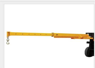 China OEM Forklift Truck Attachments / Accessories , Horizontal Telescopic Fork Lift Jib for sale