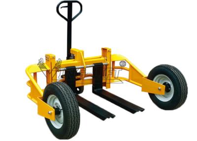 China Indoor Material Handler Equipment , Hydraulic Manual All Terrain Pallet Truck for sale