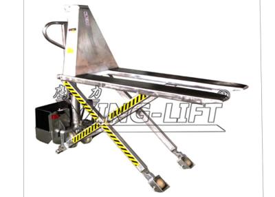 China Stainless Scissor Lift  Truck Material Handler Equipment , Height  85mm -  800mm for sale