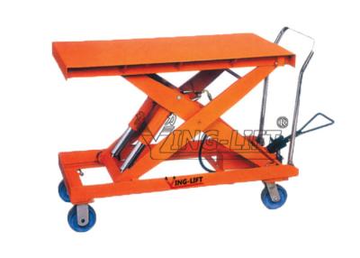 China Twin Hydraulic Cylinder Lifting Table Equipment  , Industrial Scissor Lift Table for sale