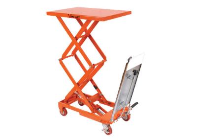 China Workshop Double Or Single Scissor Lift Table For Packaging Assembly Line for sale