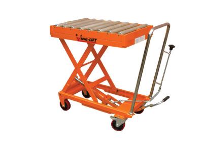 China High Efficiency  Mobile Scissor Lift Table Equipment  , 150Kg - 1000Kg Capacity for sale