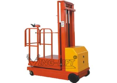 China Scissor Lifting Aerial Work Platform Safety With Battery / Order Picker Lift Truck for sale