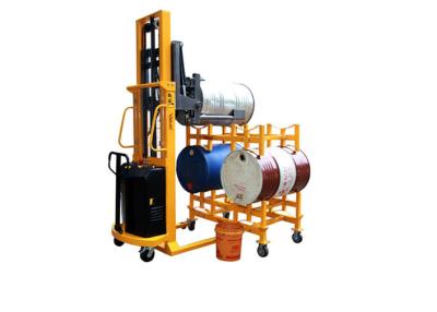 China 55 Gallon Drum Handling Equipment 350KG Capacity / Self - Propelled Drum Racker for sale