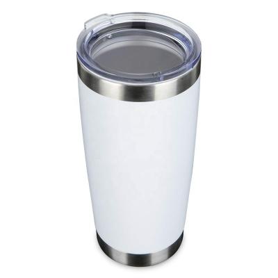 China BPA Free Factory Directly 20 Ounce Travel Double Wall Vacuum Tumbler Insulated Coffee Mug Stainless Steel Coffee Mug With Lid For Ice Drink for sale