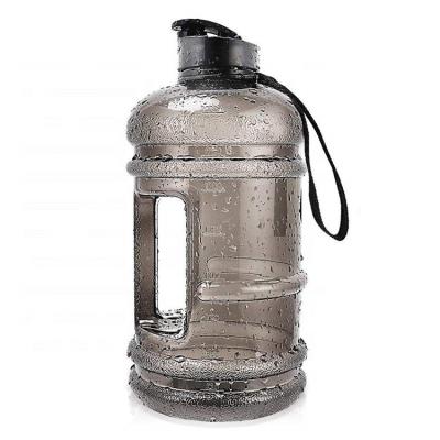 China BPA Free Viable Wide Mouth 75oz GYM Water Bottle 2.2L Sports Drink Container Hydraulic Jug Half Gallon PETG Water Bottle For Gym Yoga for sale