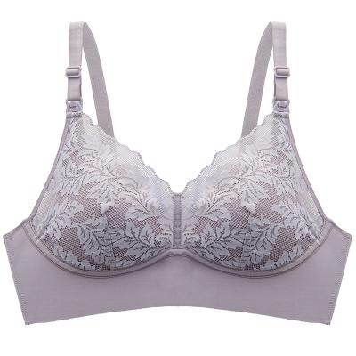 China Breathable Sheer Lingerie Plus Size Underwear Women Breastfeeding Maternity Nursing Bras for sale