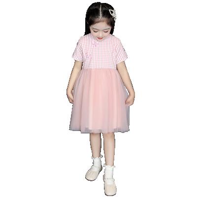 China Anti-static Hot Sales Girls Princess Dress Children's Gauze Skirt Cheongsam for sale