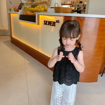 China 2021 Kids Clothes Baby Style Little Girls Tank Tops Summer Vest Breathable Soft Sleeveless Tops for sale