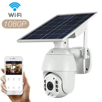 China ENXUN NIGHT VISION 2MP HD Cctv Two Way Audio IP Wifi Waterproof Solar Powered Outdoor Security Camera NIGHT VISION PTZ Alert for sale