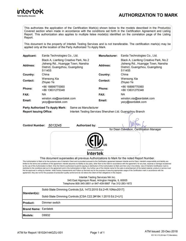 ETL - Earda Technologies Co., Ltd.