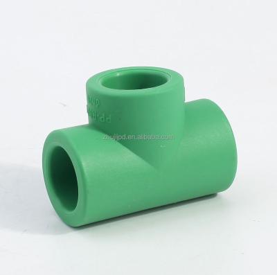 China Hot& High quality plumbing material ppr tee fitting cold water pipe connection PPR tee for sale