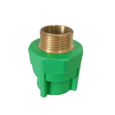 China Hot& Water Pipe Connection 32mm PPR Pipe Fittings High Quality Plastic PPR Pipe Fittings Cold Super Male Thread 32mm*1 for sale