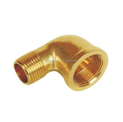 China Hot& Brass fitting female cold water pipe connection female elbow and male and male elbow brass hardware plumbing high quality for sale