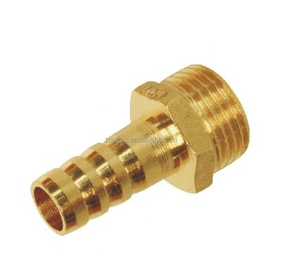 China Hot& Brass Material Male Spout High Quality Plumbing Pipe Fitting Brass Male Spout Cold Water Pipe Connection for sale