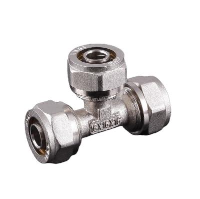 China Hot& High quality plumbing material pex tee fitting cold water pipe connection PEX pipe fitting for sale