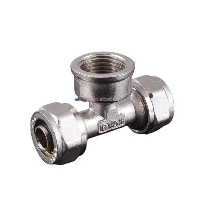 China Hot& High quality plumbing female tee fitting cold water pipe connection PEX material fitting pex tee for sale