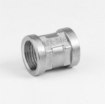 China Hot& High quality plumbing cold water pipe connection stainless/iron material socket fitting ss/iron pipe socket for sale