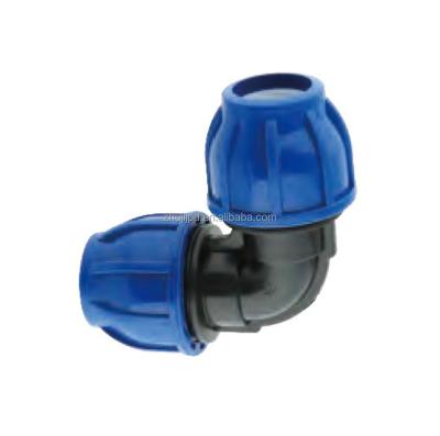 China Hot& High quality plumbing cold water pipe connection hdpe elbow pipe fitting pe material elbow for sale