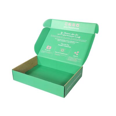 China High Quality Recycled Materials Factory Advertised Rose Gold Stamping Sexy Fancy Ladies Girl Gift Underwear Packaging Box for sale