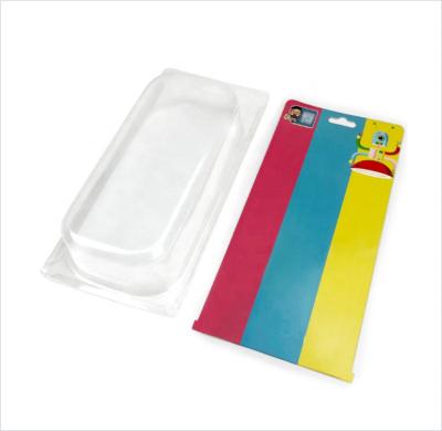 China Consumer Electronics New Design Plastic PVC Insert Food Card Factory Packs Pill Blister Packing Tray for sale