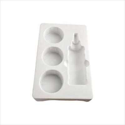 China Custom Cosmetic Tray Cosmetic Powder Puff Disposable Small Plastic Blister Trays for sale