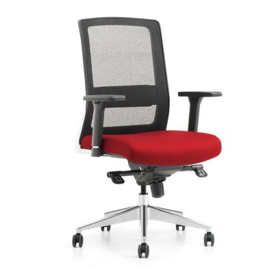 China Adjustable Modern Mesh Office Furniture Chair Mid-back (Height) Ergonomic Staff Chair for sale