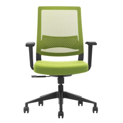 China Huashi Ergonomic Office Furniture Administrative Staff Computer Work Chair Adjustable (Height) for sale