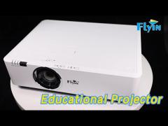 Video Educational Projector 3LCD 4300 Lumens Wireless For Classrooms