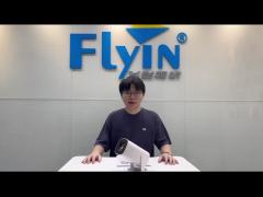 Portable FLYIN P30 4K 1080P Projectors for Home Theater and CINEMA in Black White