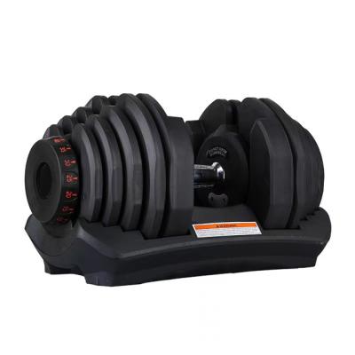 China Promotional Dumbbell Weightlifting Cast Iron Chrome Plated Adjustable Dumbbell for sale