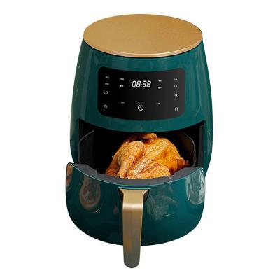 China 1400W 4.5L Commercial Touch Screen Deep Fryer No Oil Electric Digital Kitchen High Capacity Air Fryer Window Low Noise Factory for sale